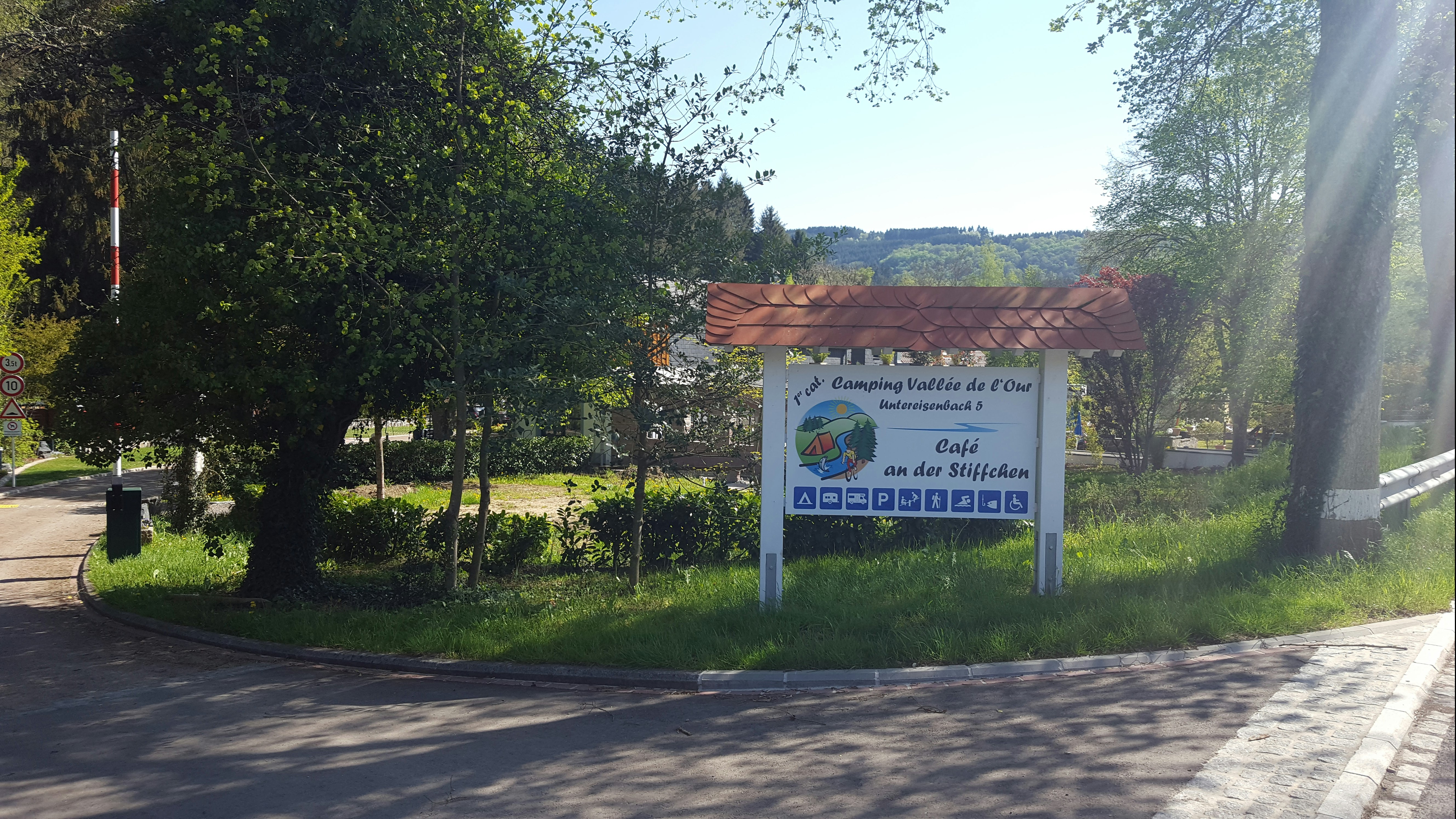 Camping Vallee de L'Our - Eingang des Campingplatzes