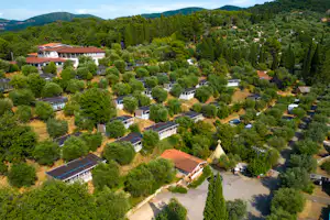 Camping Vallicella - Mobilheime aus der Vogelperspektive