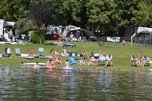 Camping Venus - Badestrand am Idrosee auf dem Campingplatz