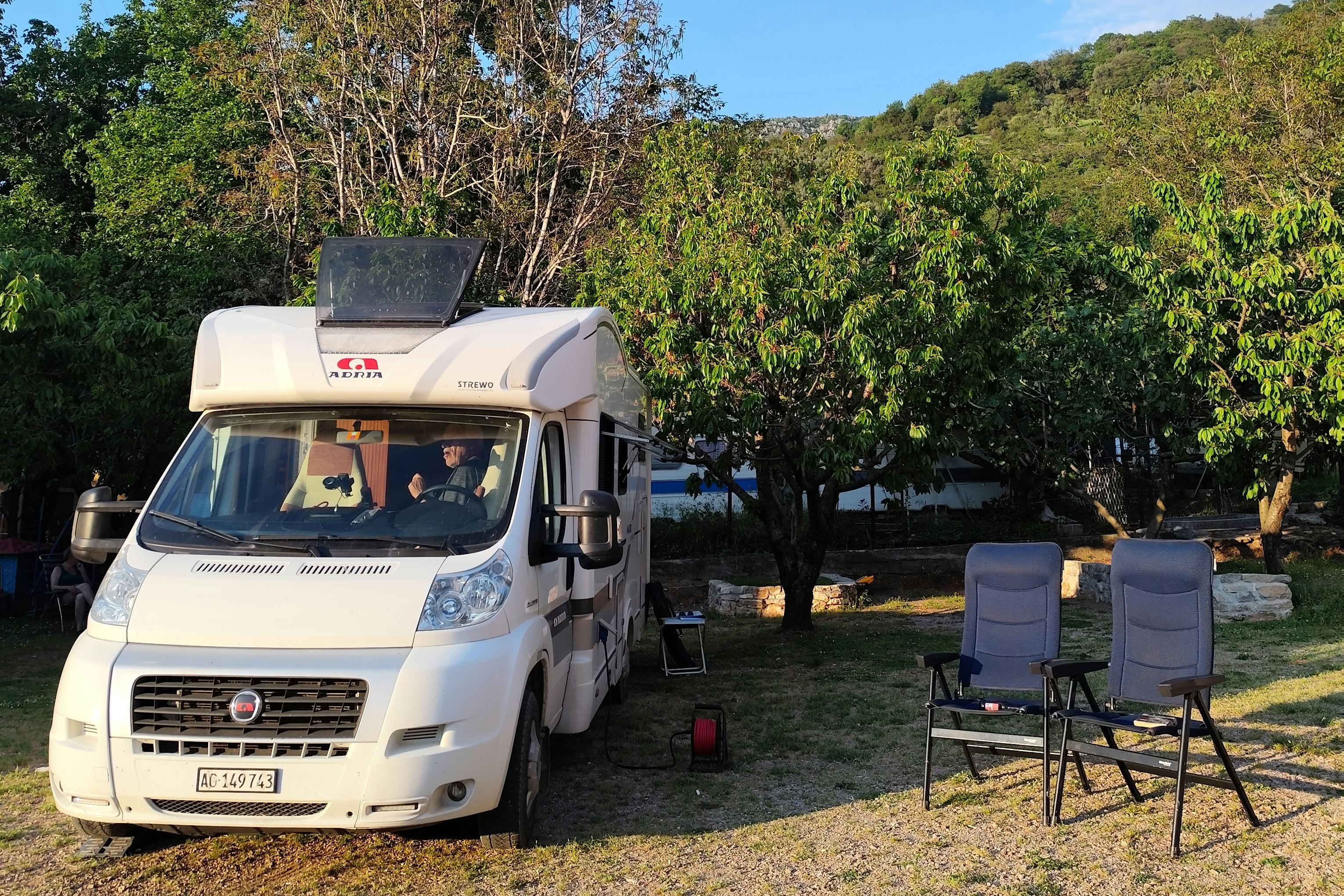 Camping Verige - Standplätze auf dem Campingplatz