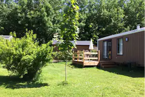 Camping Vert Auxois - Mobilheime mit Terasse