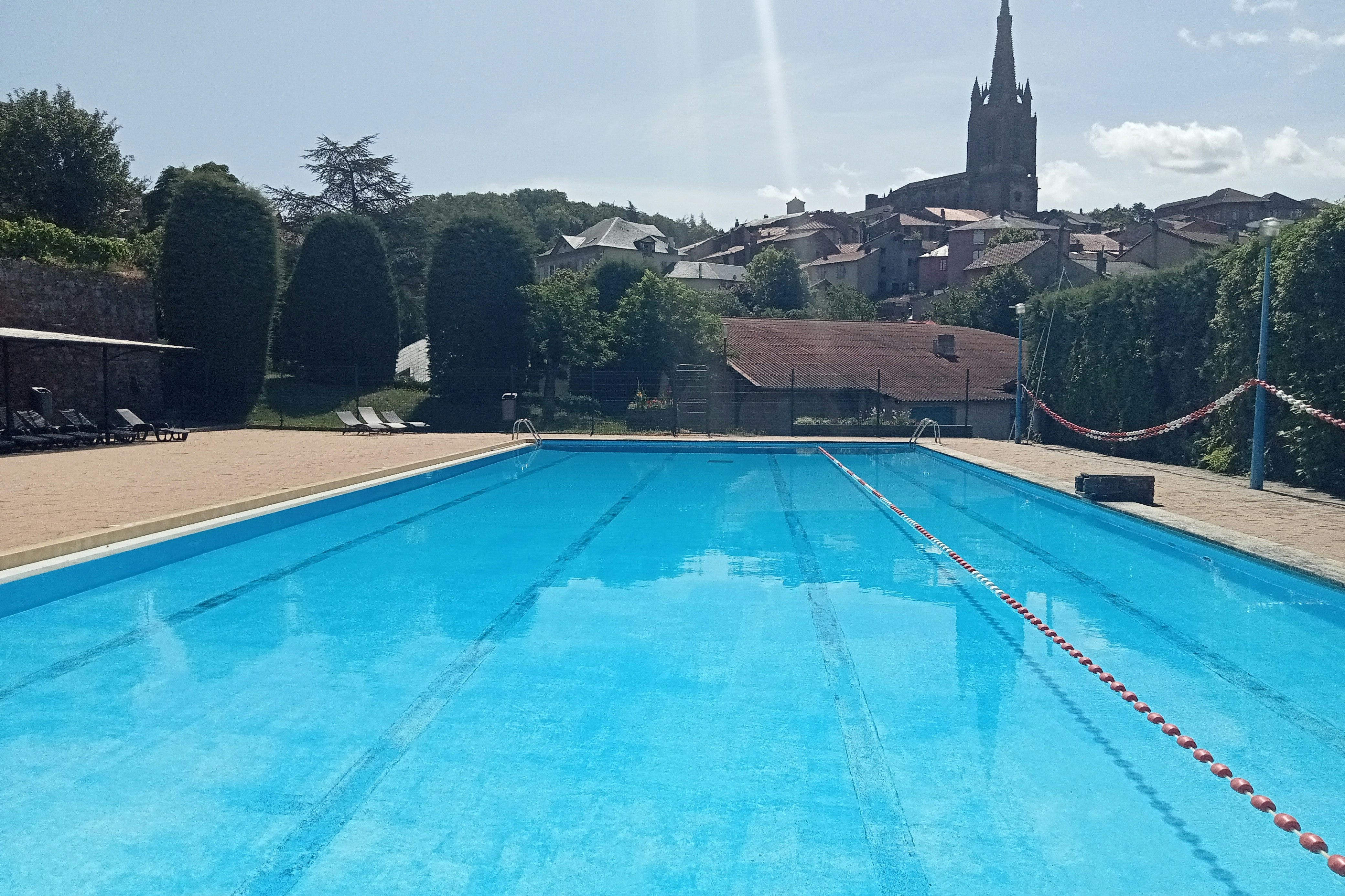 Camping Vert Lavande - Pool im Freien auf dem Campingplatz