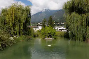 Camping Via Claudia Augusta - Teich am Campingplatz