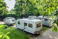 Camping Vicenza  -  Wohnwagenstellplatz und Wohnmobilstellplatz vom Campingplatz im Grünen