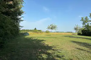 Camping VierVaart - Blick auf die Standplätze auf der Wiese