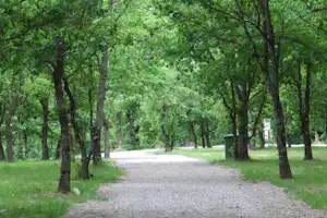 Camping Vila de Sarria - Stellplätze im Grünen