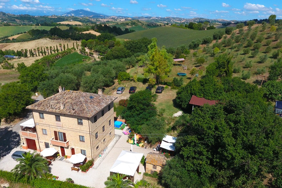 Camping Villa Bussola - Luftaufnahme des Campingplatzes