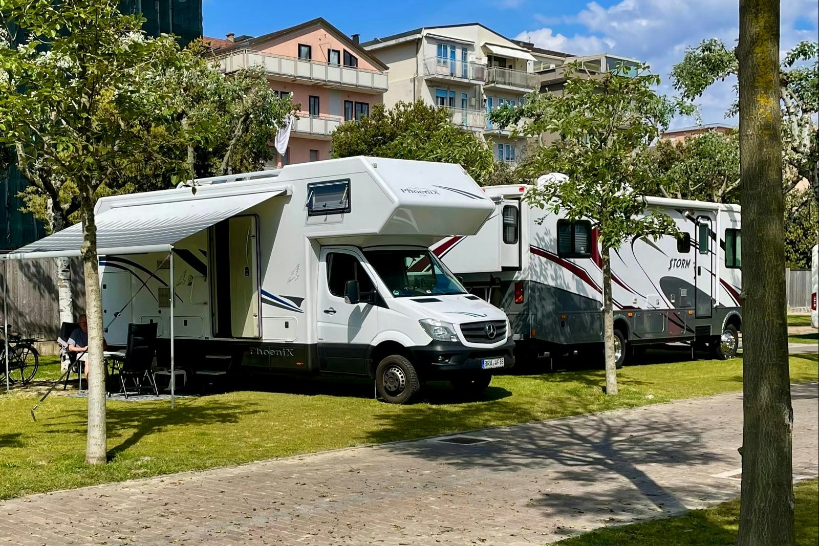 Camping Village Adriatico - Standplätze auf dem Campingplatz