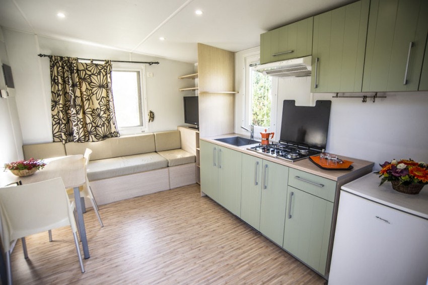 Camping Village Flaminio  -  Innenansicht Mobilheim