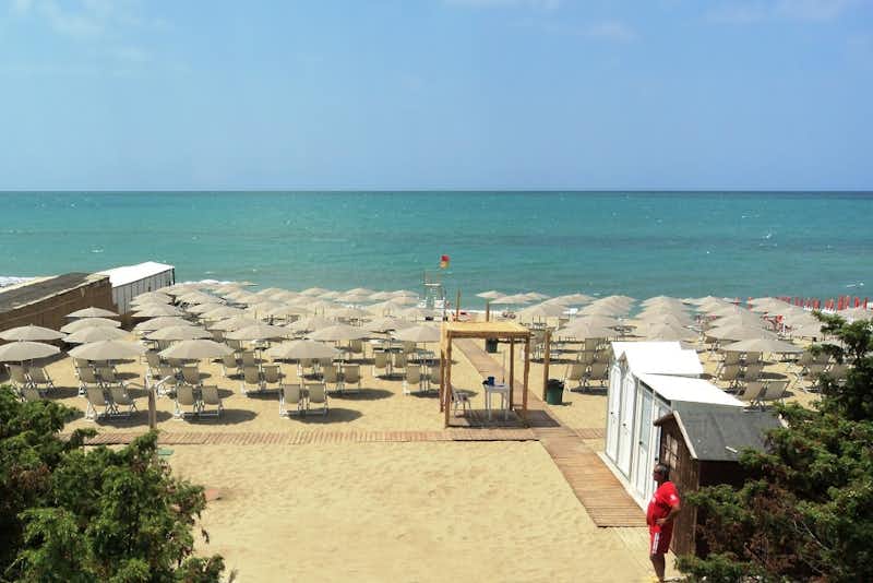 Camping Village International St. Michael  -  Campingplatz mit Zugang zum Strand am Mittelmeer