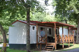 Camping Village International St. Michael - Mobilheim vom Campingplatz mit Veranda