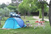 Camping Village Internazionale Firenze -  Zeltstellplätze im Grünen auf dem Campingplatz