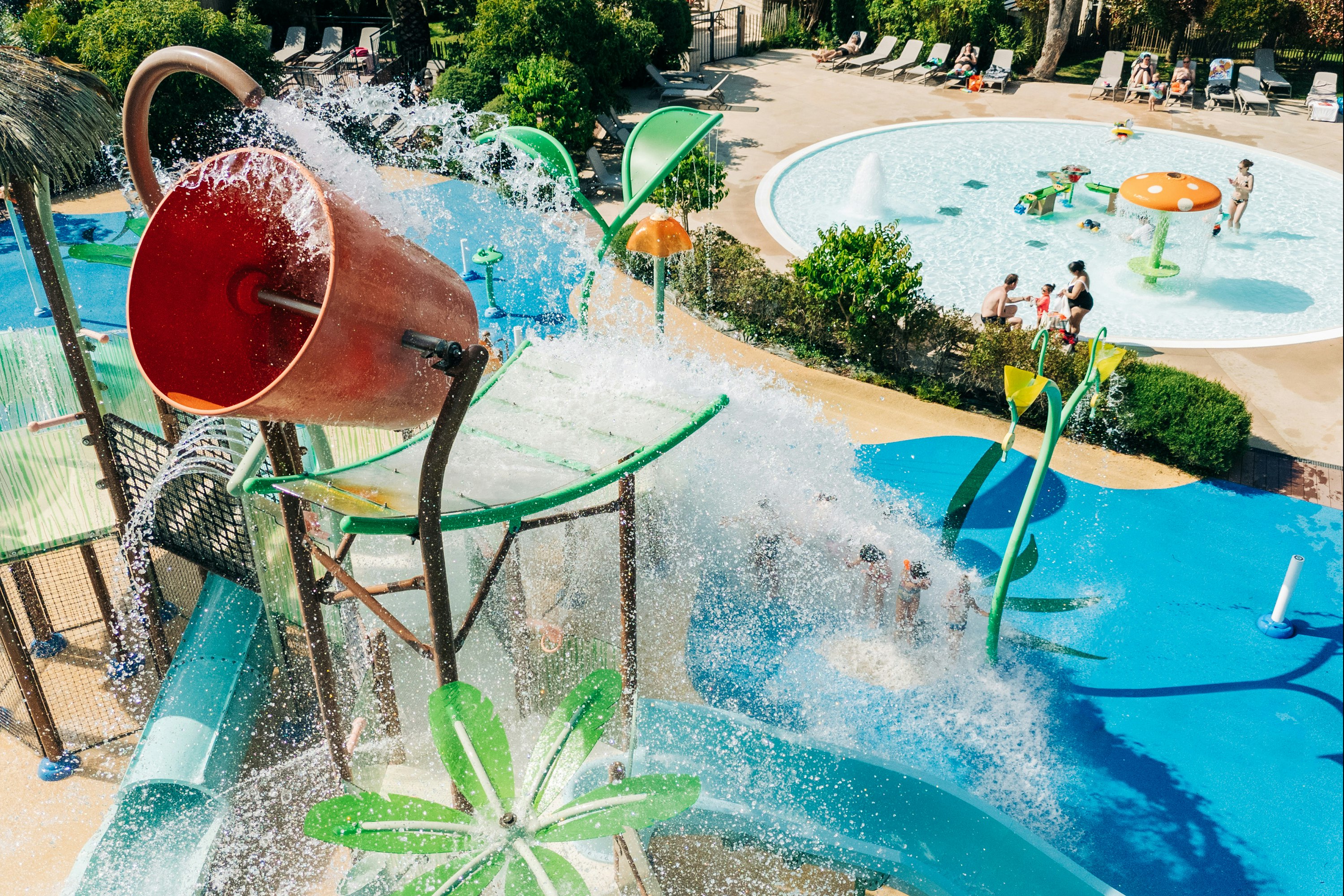 Yelloh! Village Les Mouettes - Wasserspielplatz auf dem Campingplatz