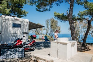 Camping Village Rais Gerbi - Geschirrspülbecken auf dem Campingplatz