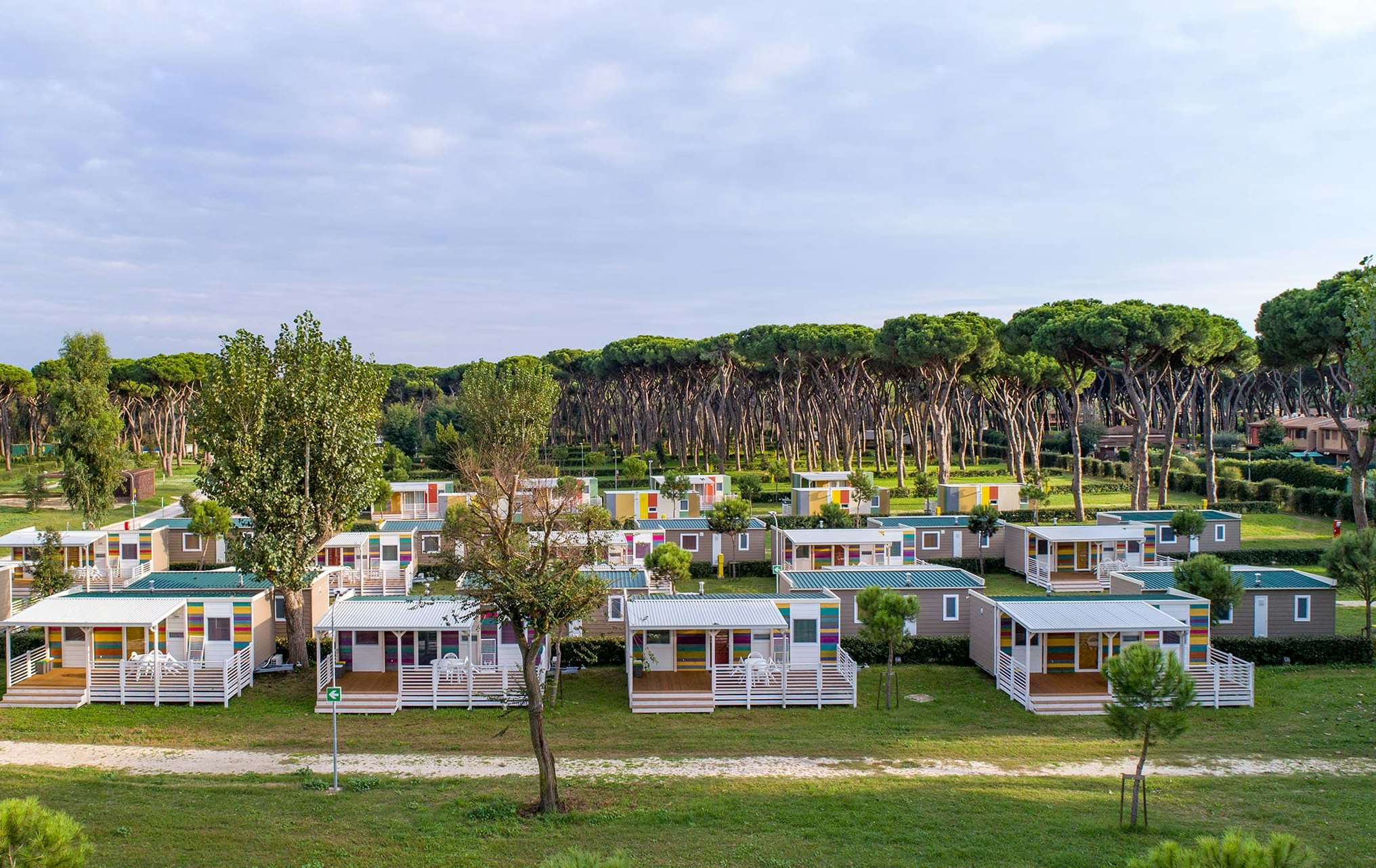 Camping Village Roma Capitol - Außenansicht Mobilheime