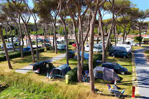 Camping Village Roma Capitol - Standplätze auf dem Campingplatz