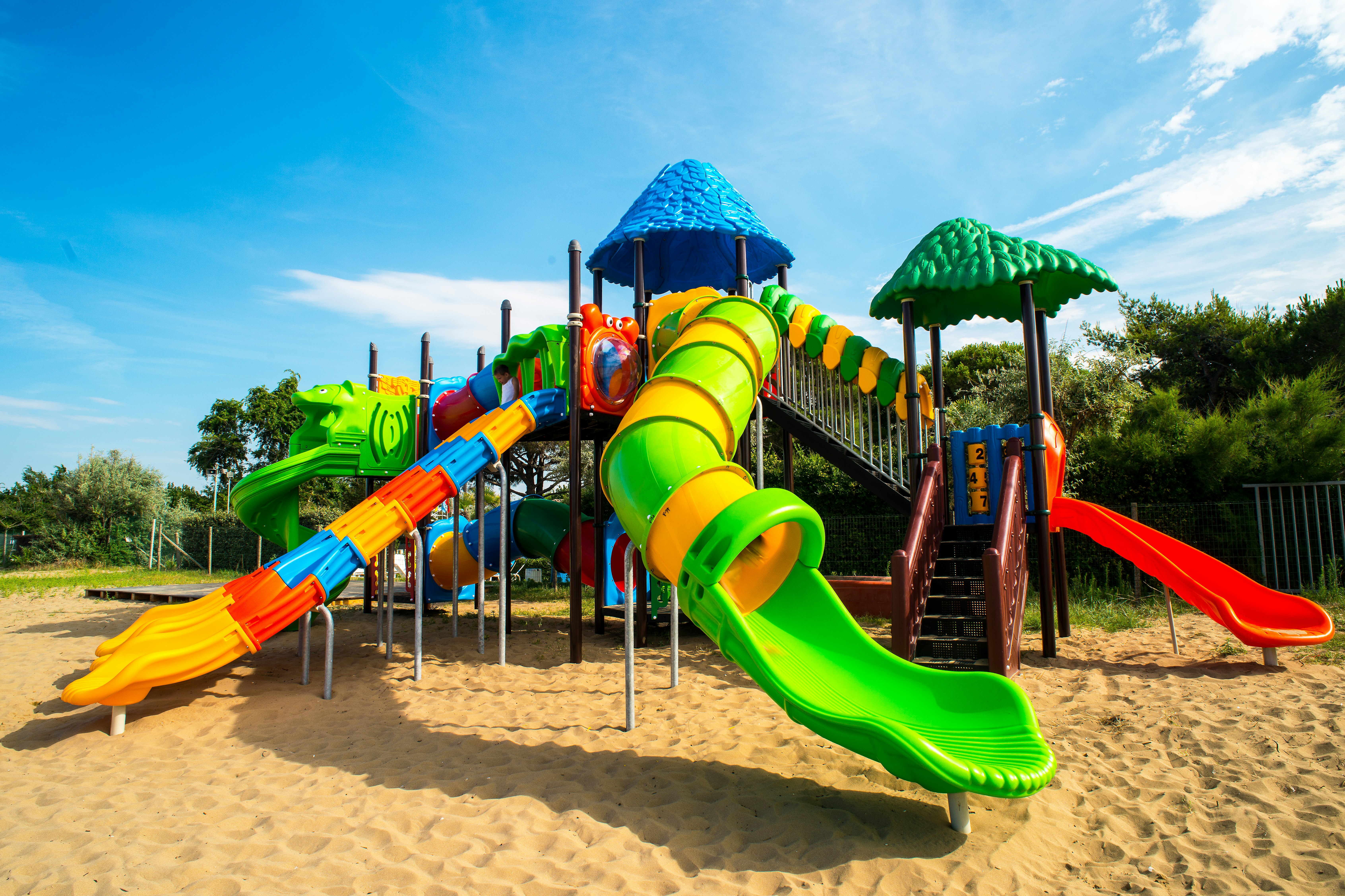 Camping Village Villa al Mare  -  Spielplatz auf dem Campingplatz