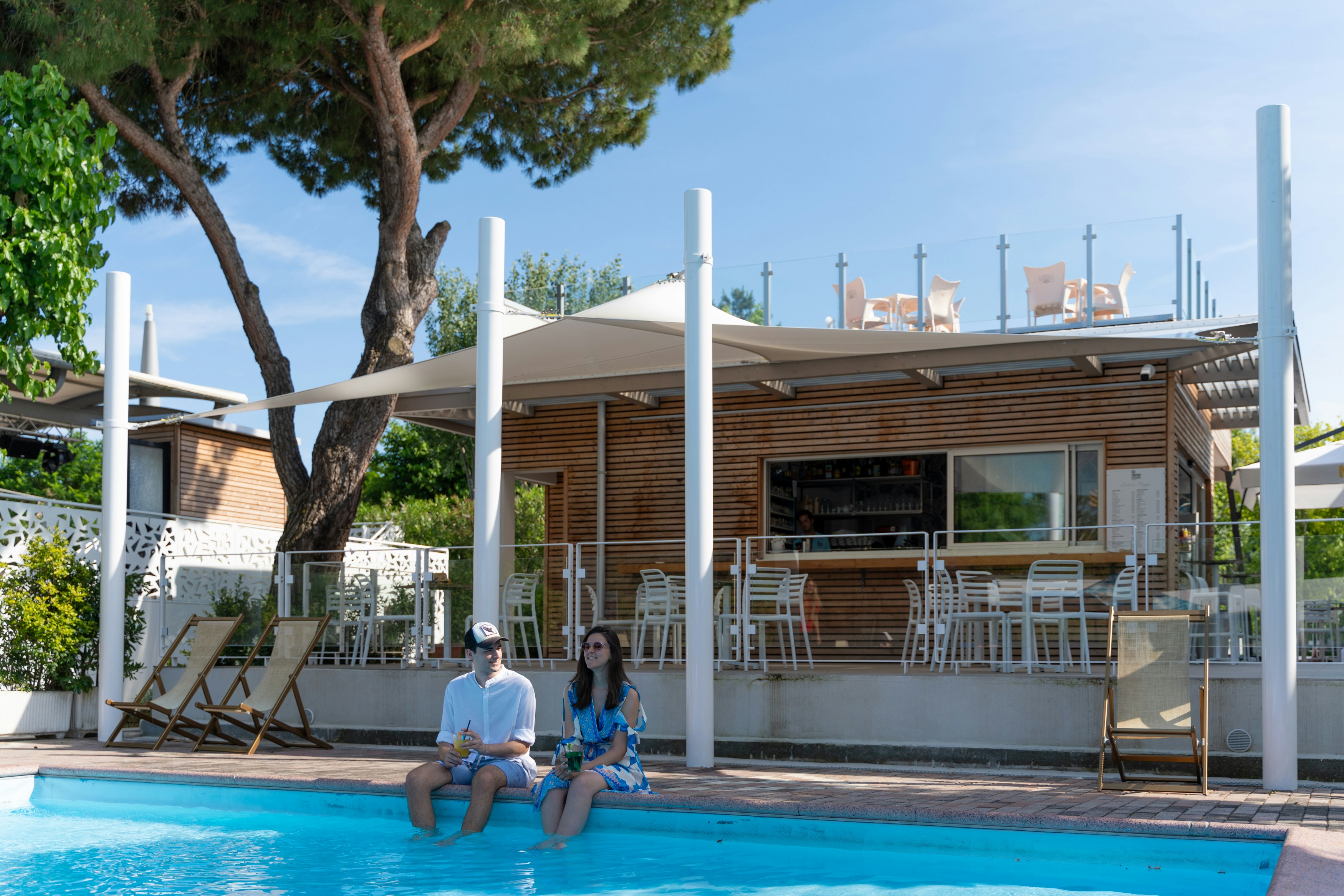 Camping Villaggio Adria - Poolbereich auf dem Campingplatz