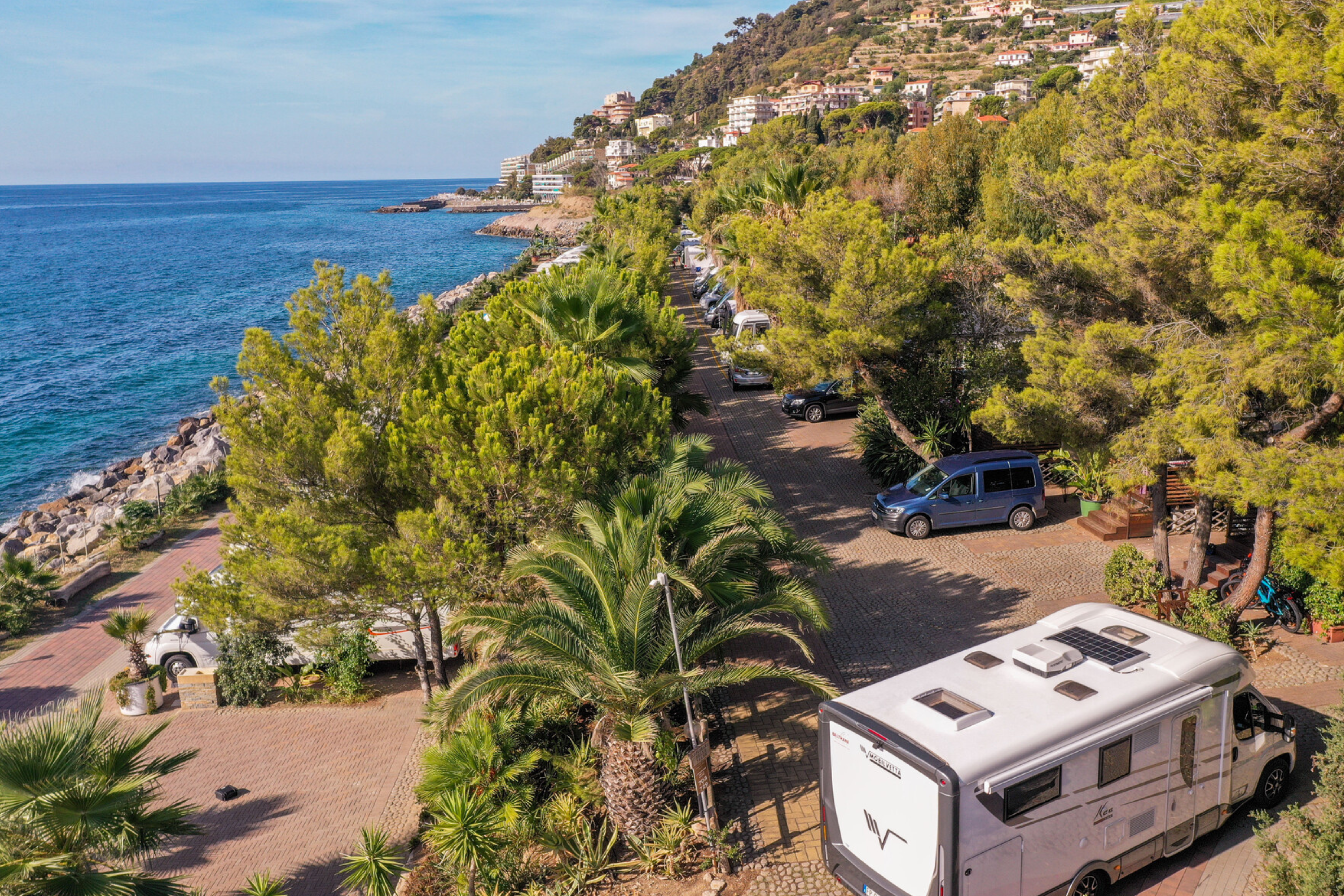 Camping Villaggio dei Fiori - Standplätze auf dem Campingplatz