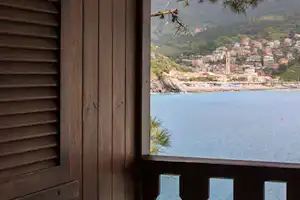 Camping Villaggio Smeraldo - Blick auf den Mobilheim Terasse