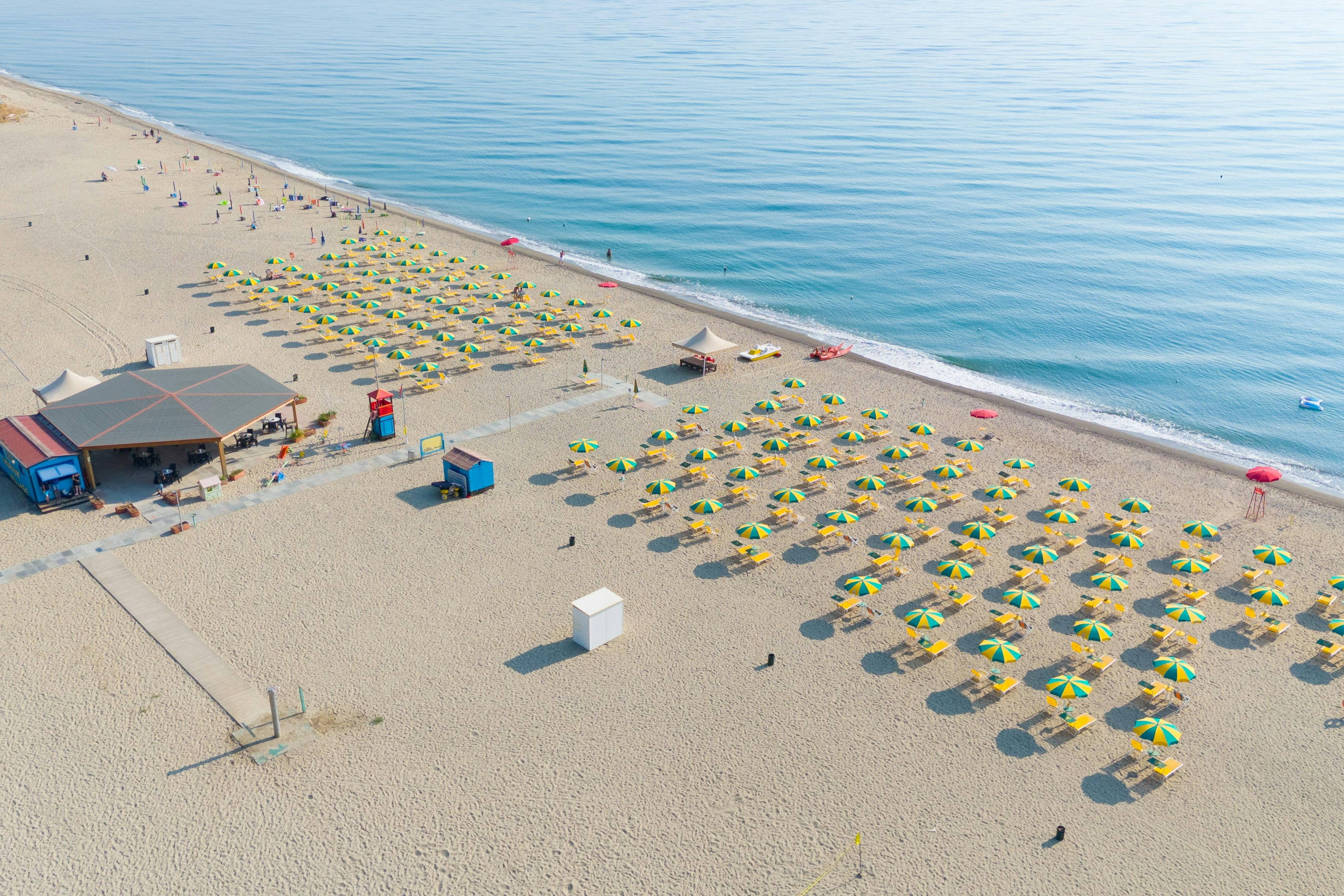 Camping Villaggio Thurium - Badestrand am Campingplatz