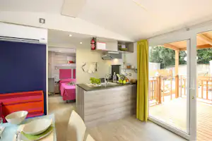 Camping Villagio Atlanta & Mediterraneo - Innenansicht Mobilheim