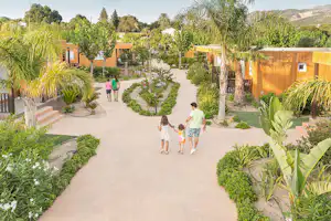 Camping Villasol - Blick auf den Campingplatz mit Mobilheimen