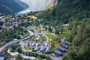 Vinje Camping Camping Vinje - Campingplatz aus der Vogelperspektive