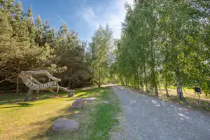 Camping Vitrūna - Eingang des Campingplatz
