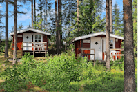 Camping Vivstavarvstjärn - Mobilheime zwischen den Bäumen