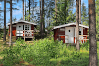 Camping Vivstavarvstjärn - Mobilheime zwischen den Bäumen