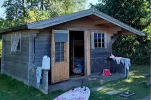 Camping Vlietland - Mobilheimhütte auf dem Campingplatz