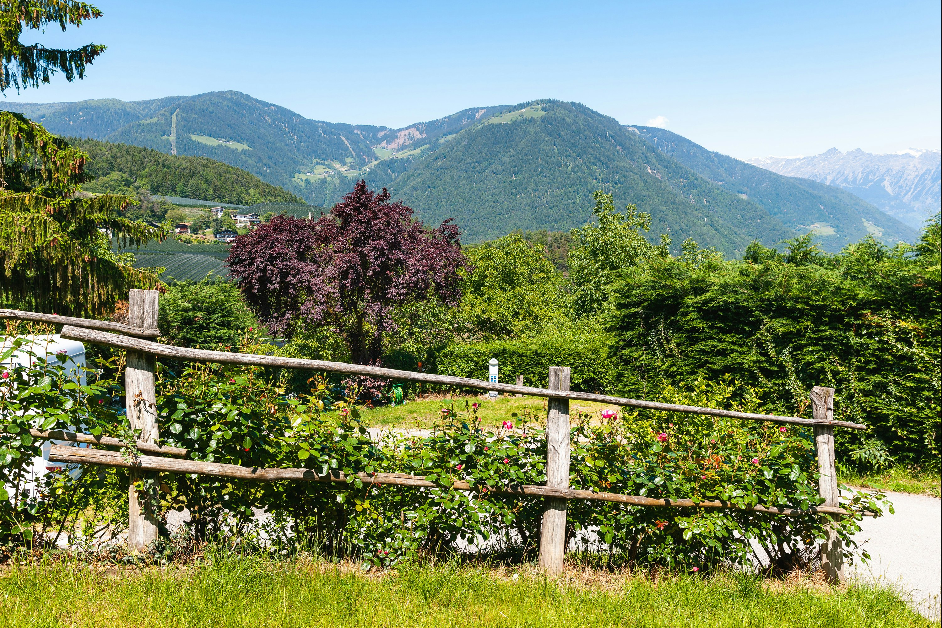 Camping Völlan - Camping mit Aussicht auf die Berge