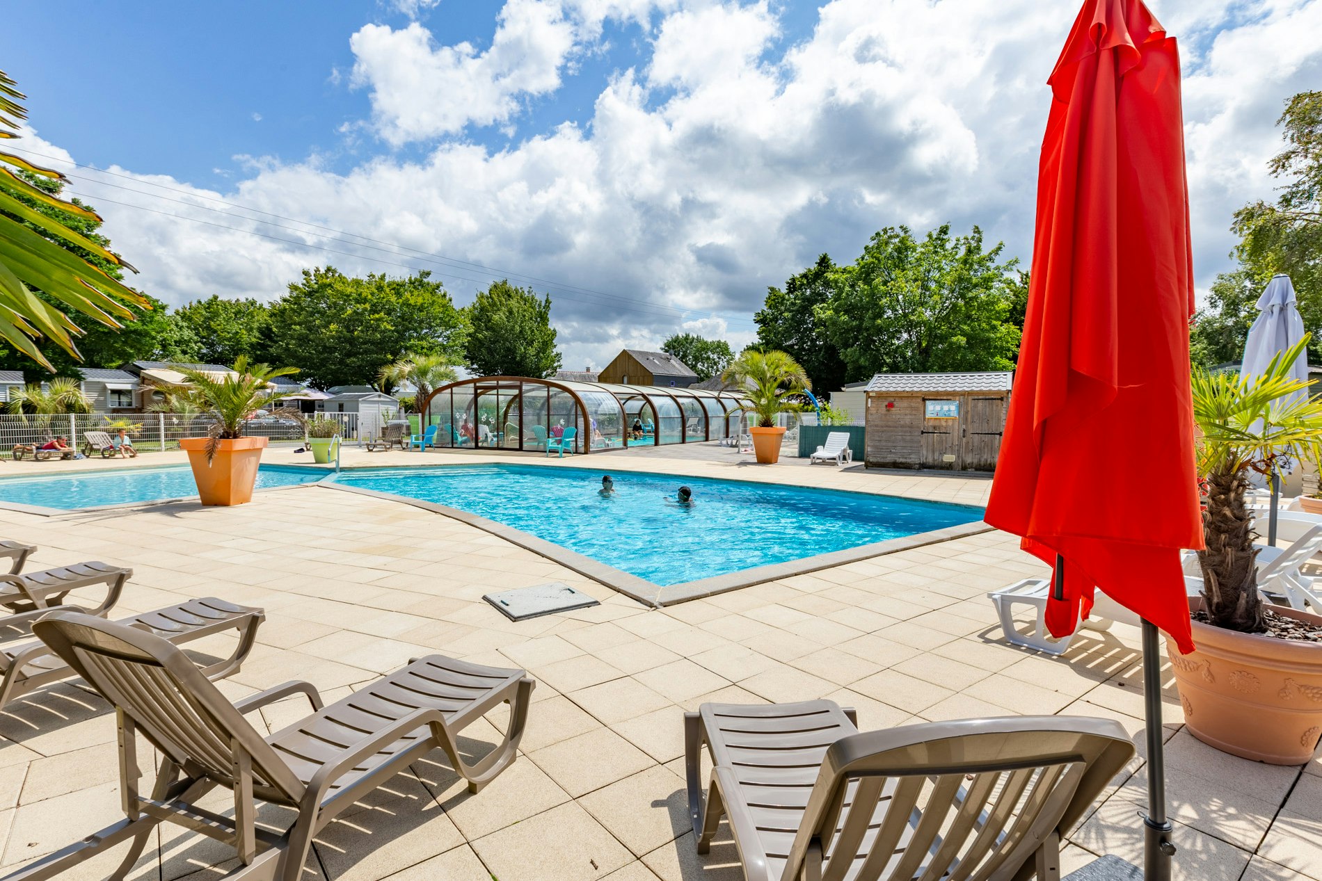 Yelloh! Village Les Voiles d'Anjou  Camping Voiles d'Anjou - Freibad auf dem Campingplatz