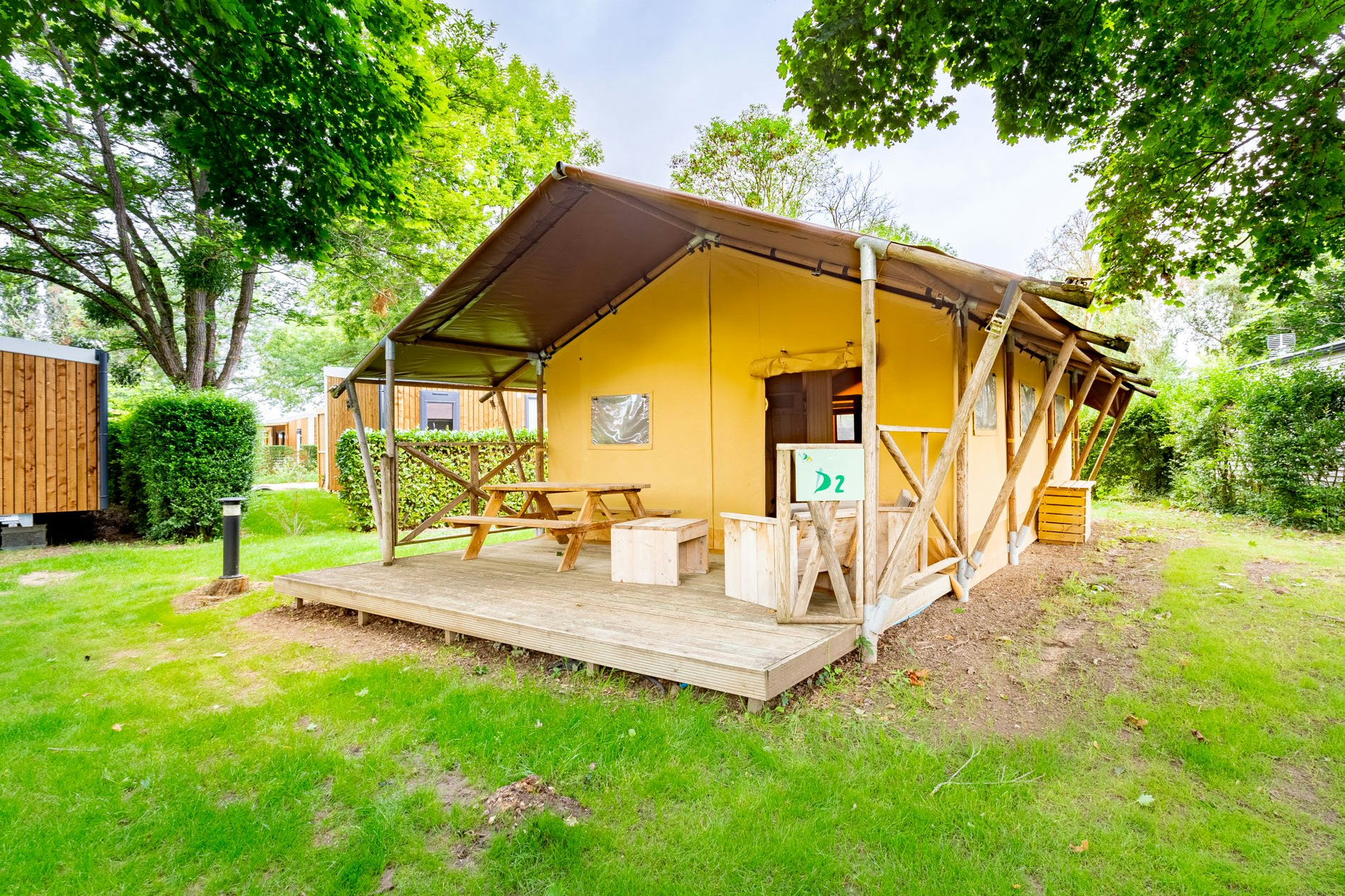 Yelloh! Village Les Voiles d'Anjou  Camping Voiles d'Anjou - Glamping-Zelt mit Terrasse