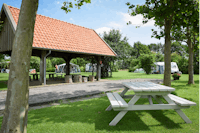 Camping Vorrelveen - Picknicktisch auf der Wiese