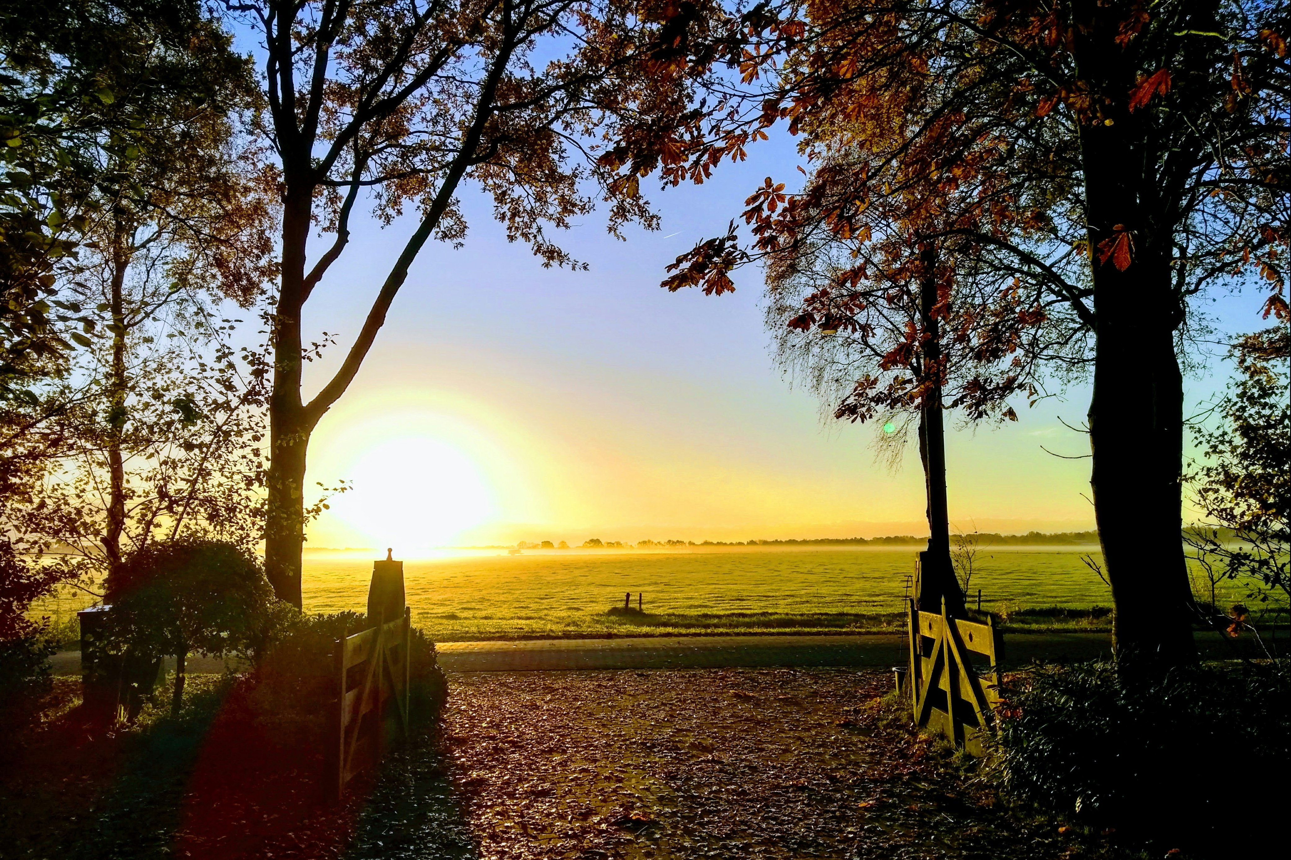 Camping Vorrelveen - Sonnenuntergang über dem Campingplatz