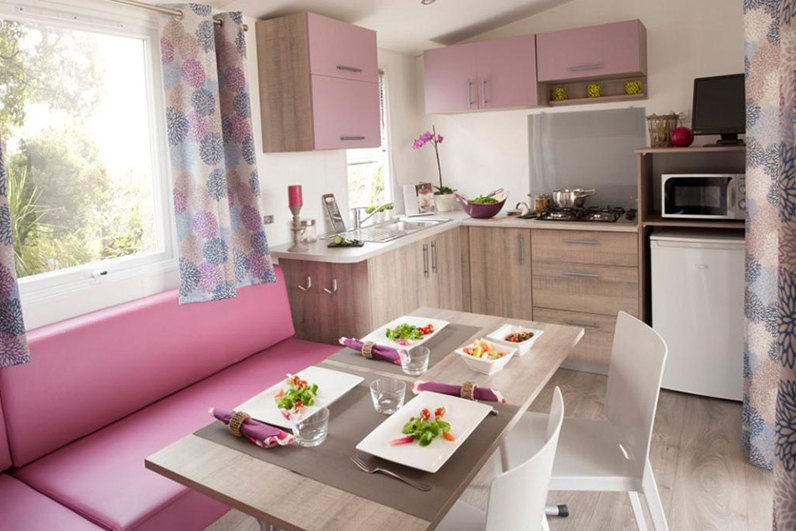 Camping Waikiki  -  Innenansicht Mobilheim