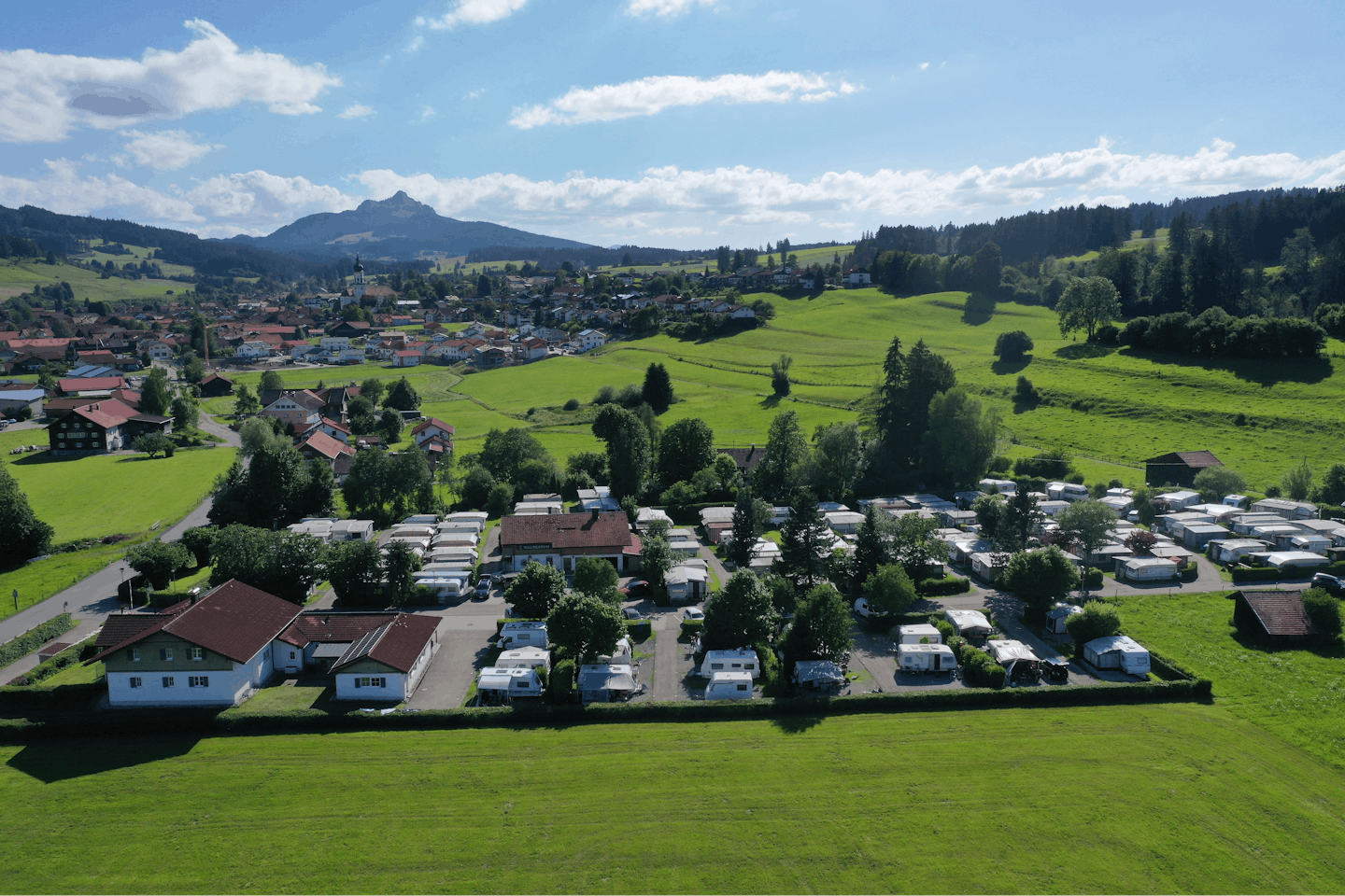 Camping Waldesruh - Luftbild des Campingplatzgeländes