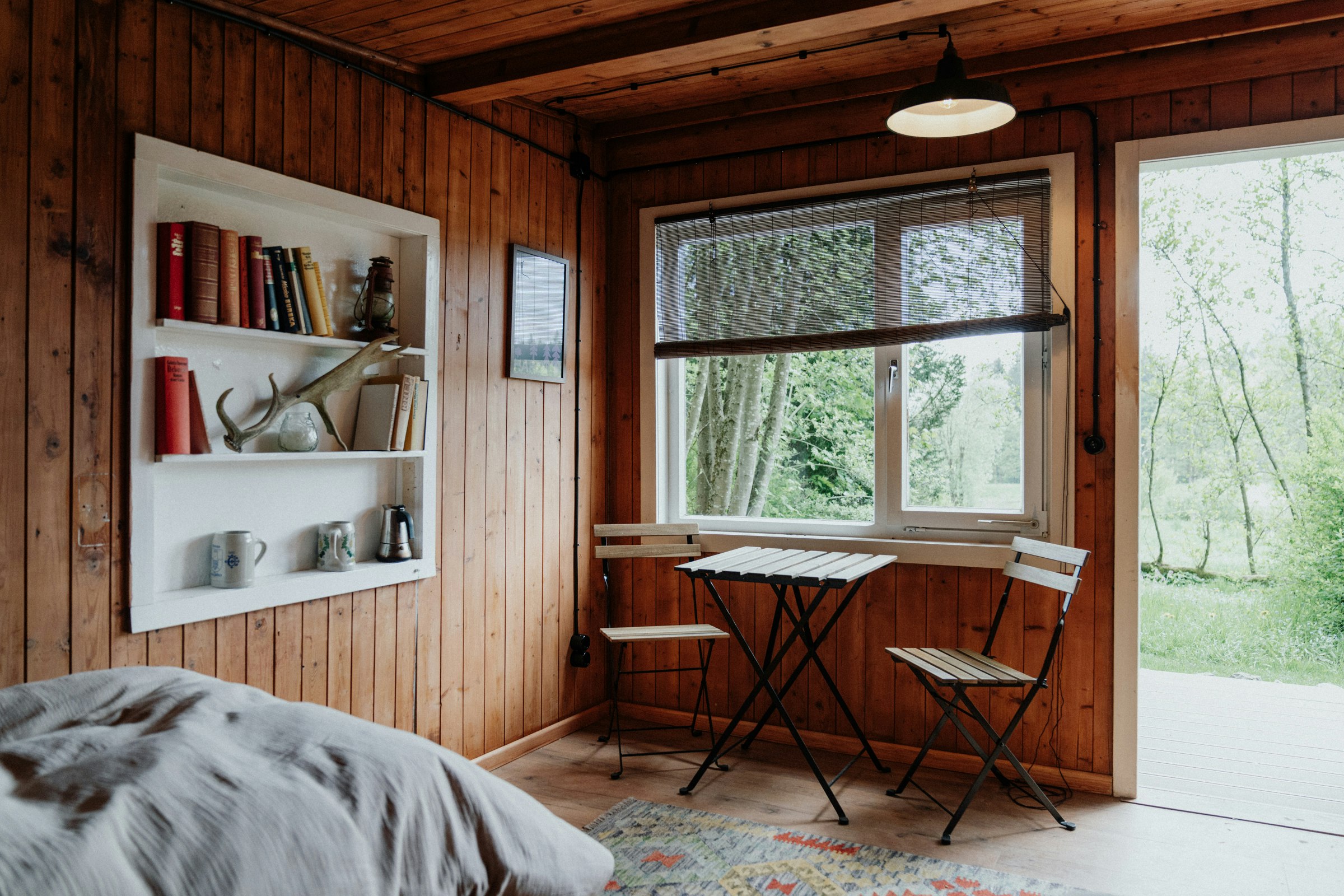 Wildwood Camping Harz - Innenansicht einer Hütte