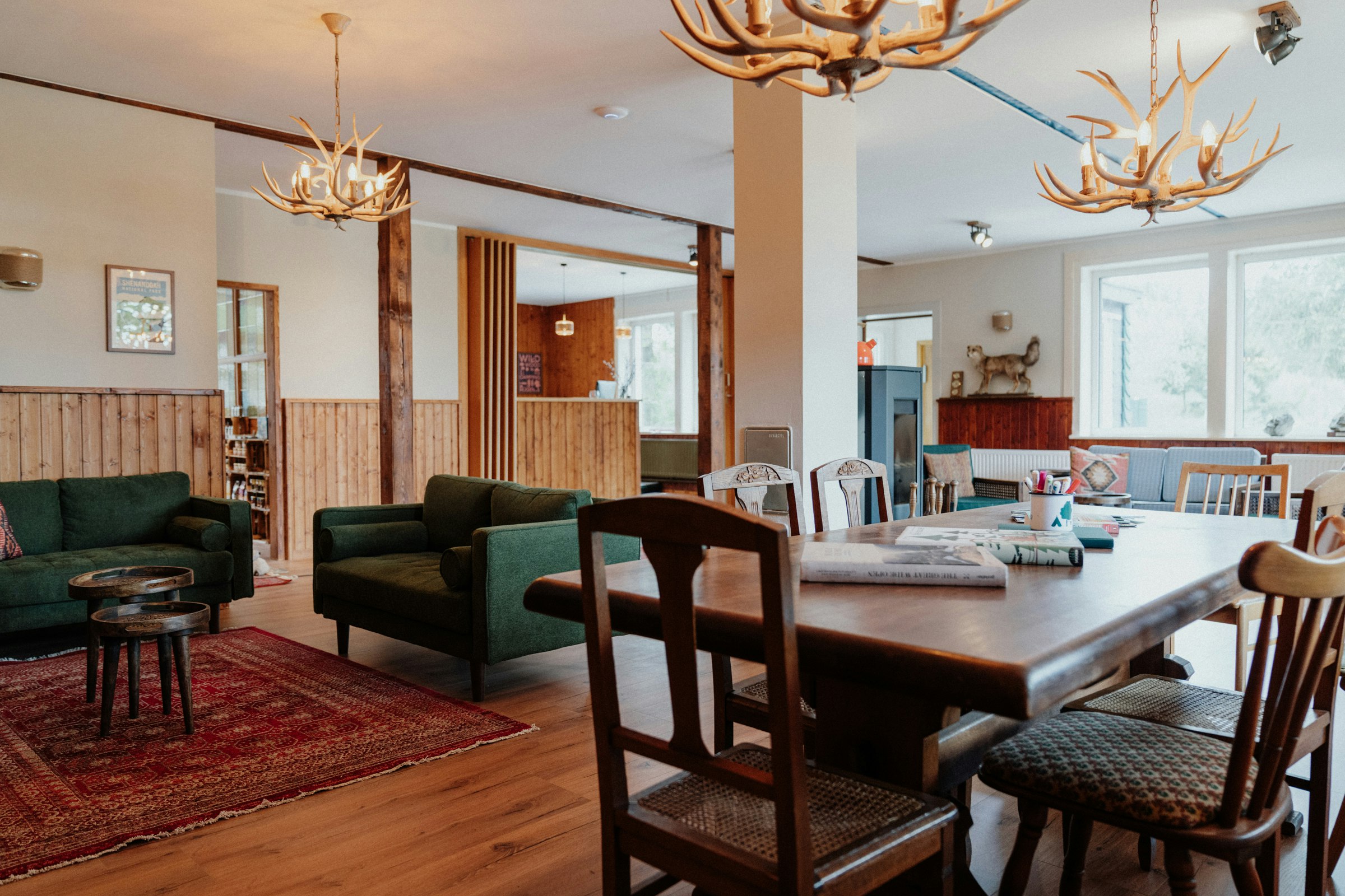 Wildwood Camping Harz - Inneneinrichtung Clubhaus