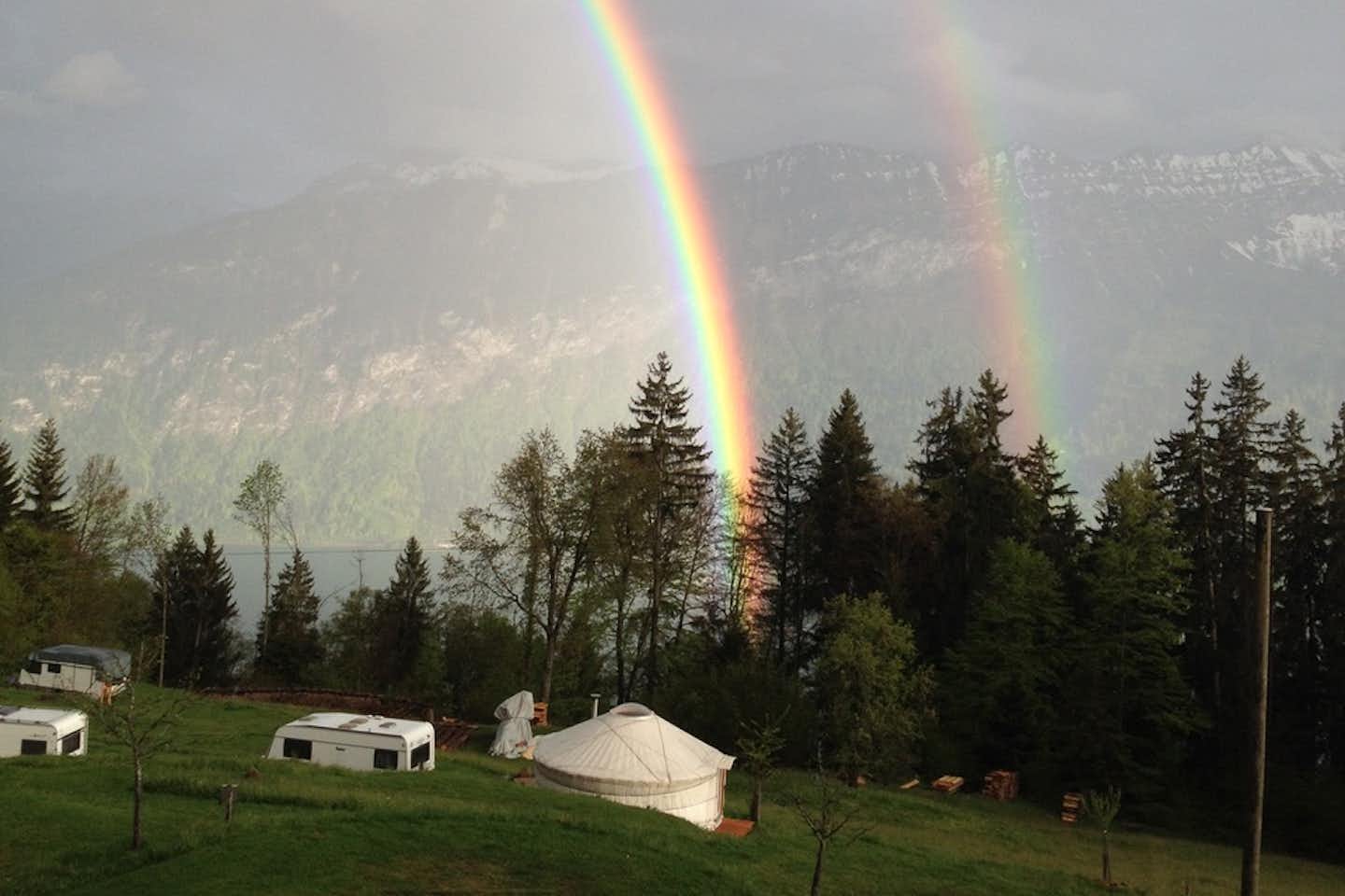 Camping Wang  - Regenbogen auf dem Campingplatz