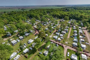 Camping Wedderbergen - Campingplatz aus der Vogelperspektive