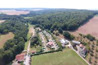 Camping Weihersee  -  Luftaufnahme vom Campingplatz im Grünen