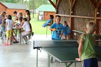 Camping WF Szabadidöpark  -  Kinderanimation und Tischtennis auf dem Campingplatz