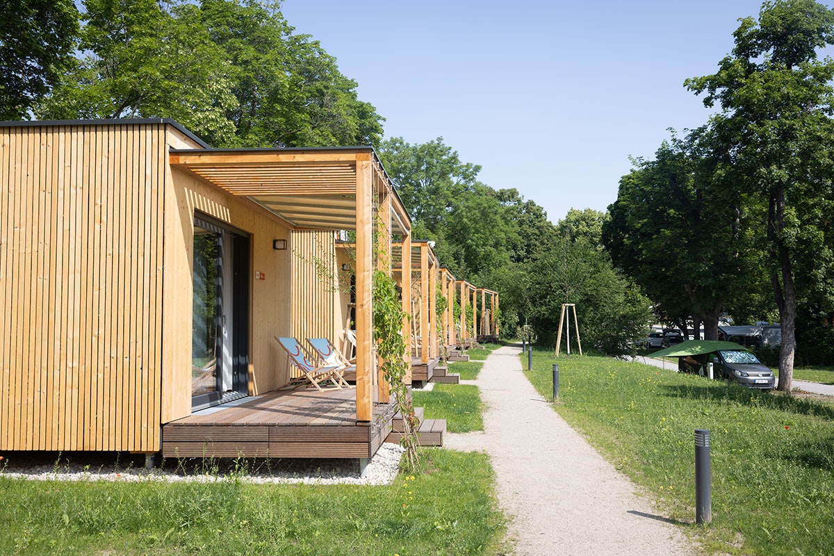 MICAMPA Wien Wienerwald  - Mobilheime auf dem Campingplatz