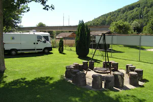 Camping Wiggerspitz - Lagerfeuer Stelle auf dem Campingplatz