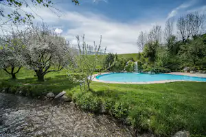 Camping Wildberg - Der Swimmingpool des Campingplatzes