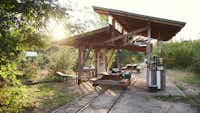 Camping Wilde Heimat - Sommerküche im Freien