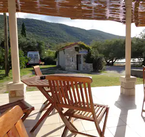 Brijesta Dubrovnik Camping Camping Zakono - Terrasse auf dem Campingplatz